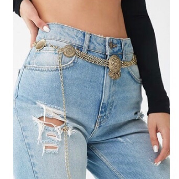 PrettyLittleThing Accessories - Gold chain belt
